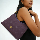 Purple shoulder bag & underarm bag