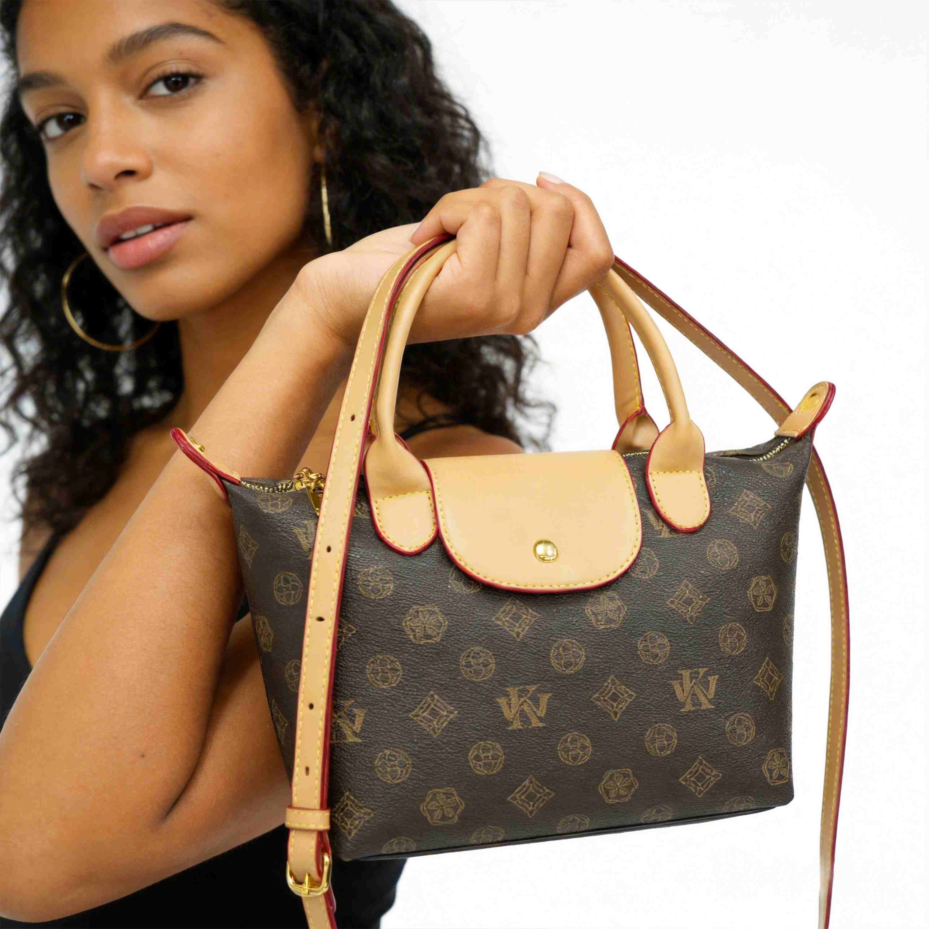Single shoulder handbag