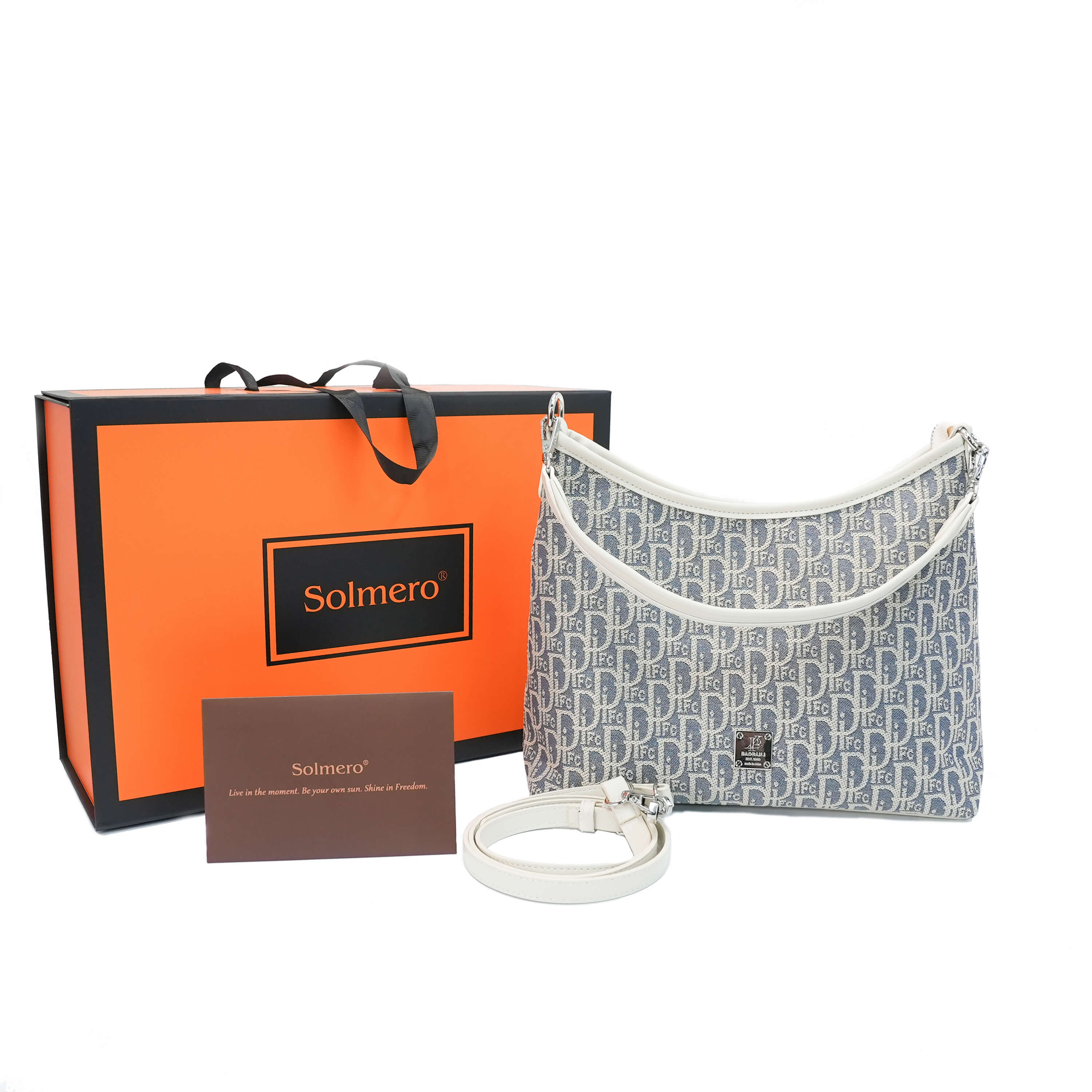 Sea Salt White Medium/Small Shoulder Bag (Underarm Bag)