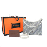 Sea Salt White Medium/Small Shoulder Bag (Underarm Bag)