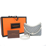 Sea Salt White Medium/Small Shoulder Bag (Underarm Bag)