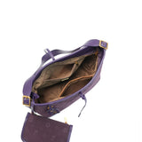 Purple shoulder bag