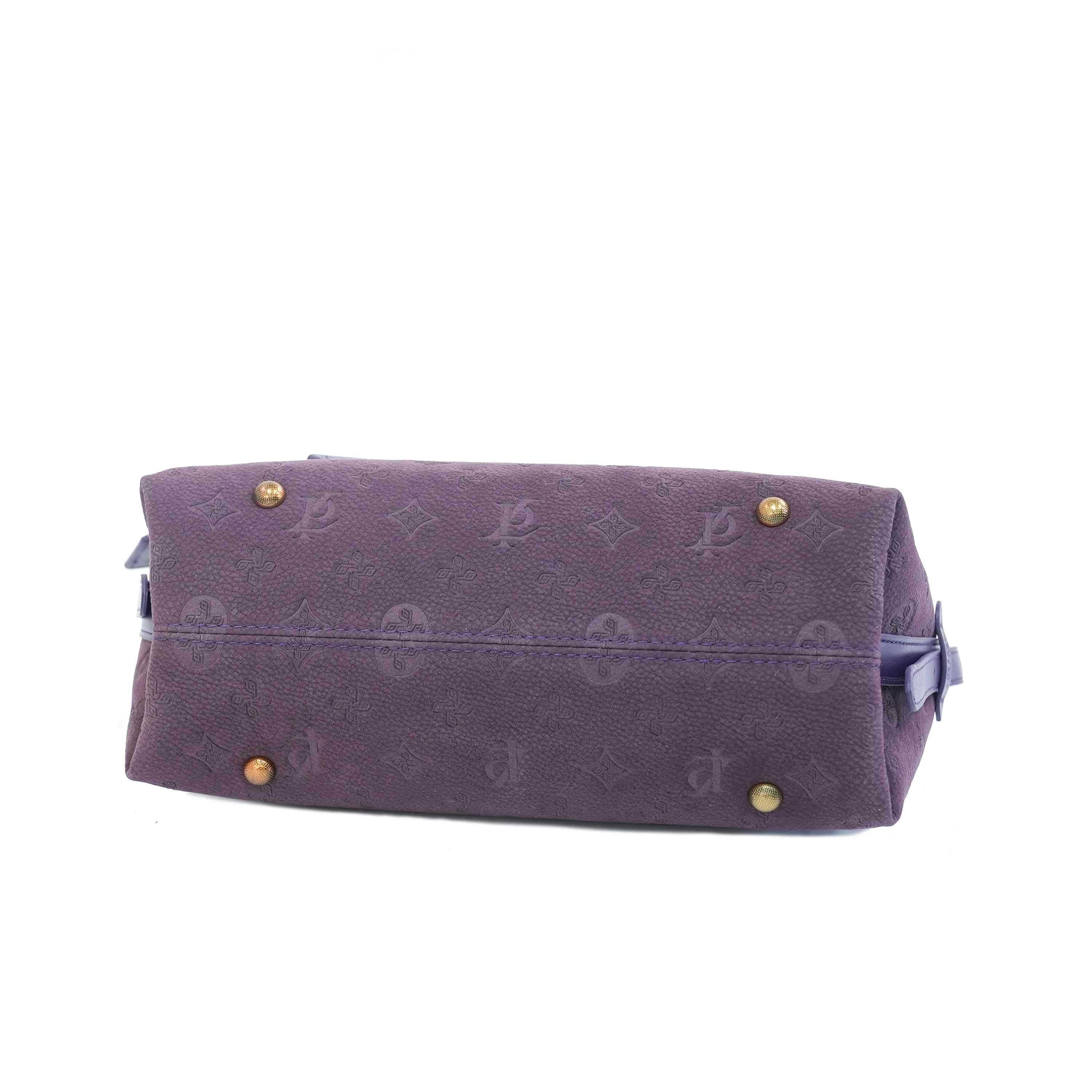 Purple shoulder bag