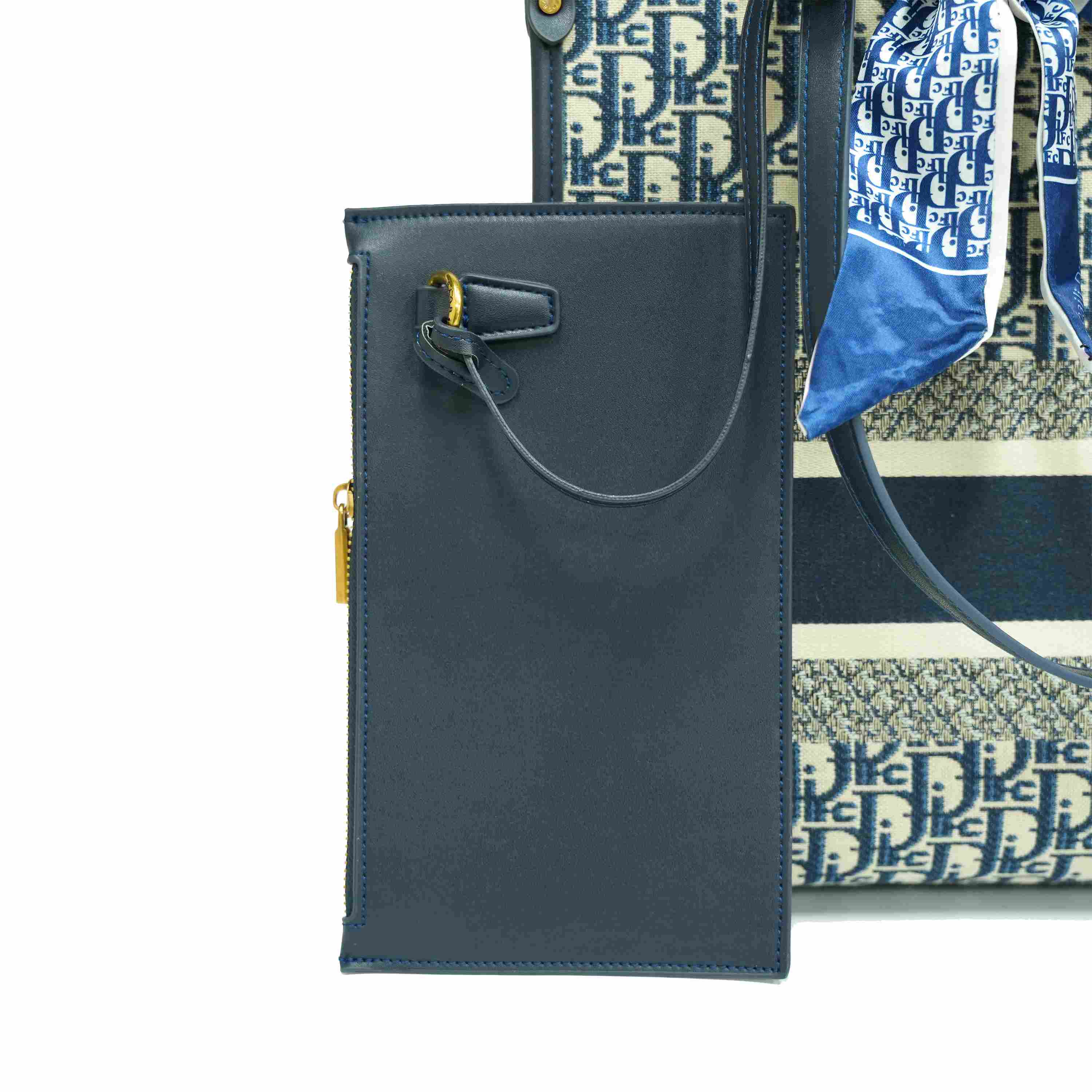 Embroidered Large Tote Bag