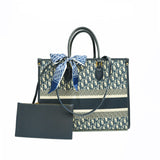 Embroidered Large Tote Bag