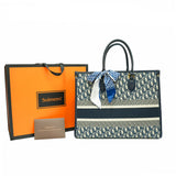 Embroidered Large Tote Bag