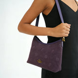 Purple shoulder bag & underarm bag